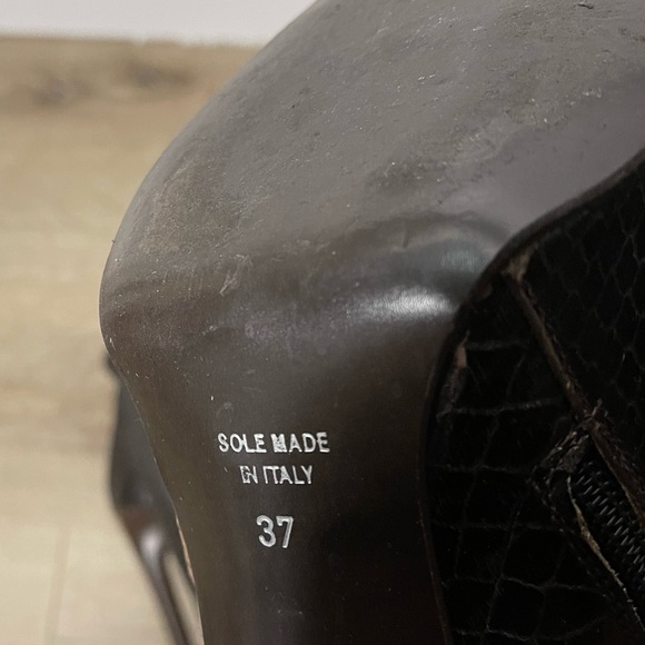 Renzo Formentini Brown Snakeskin Boots - Picture 8 of 13